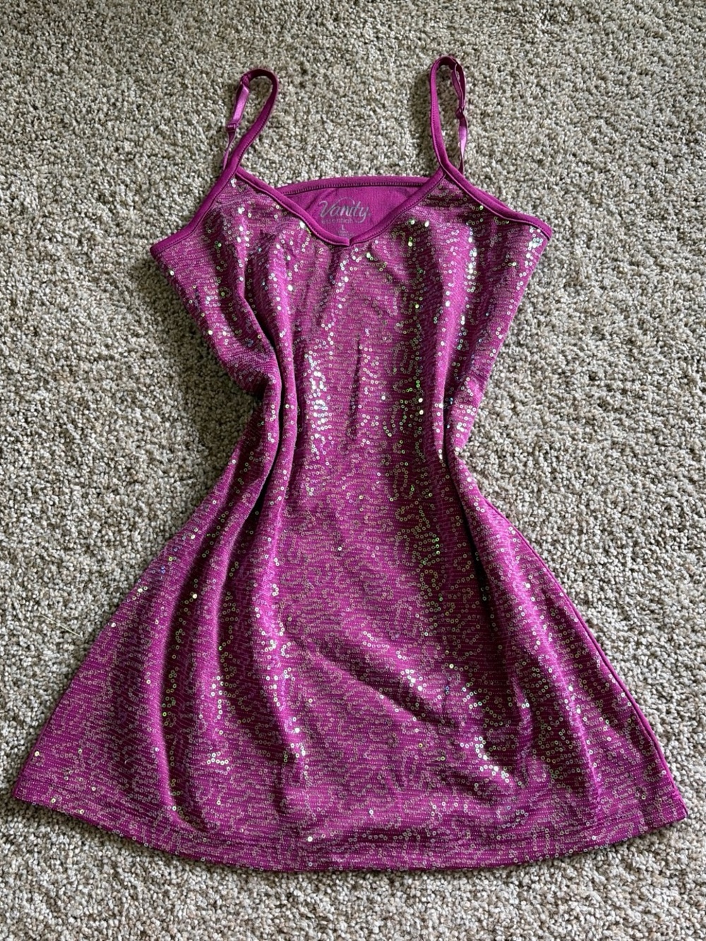 Purple sequin fairy tank 🧚🏼